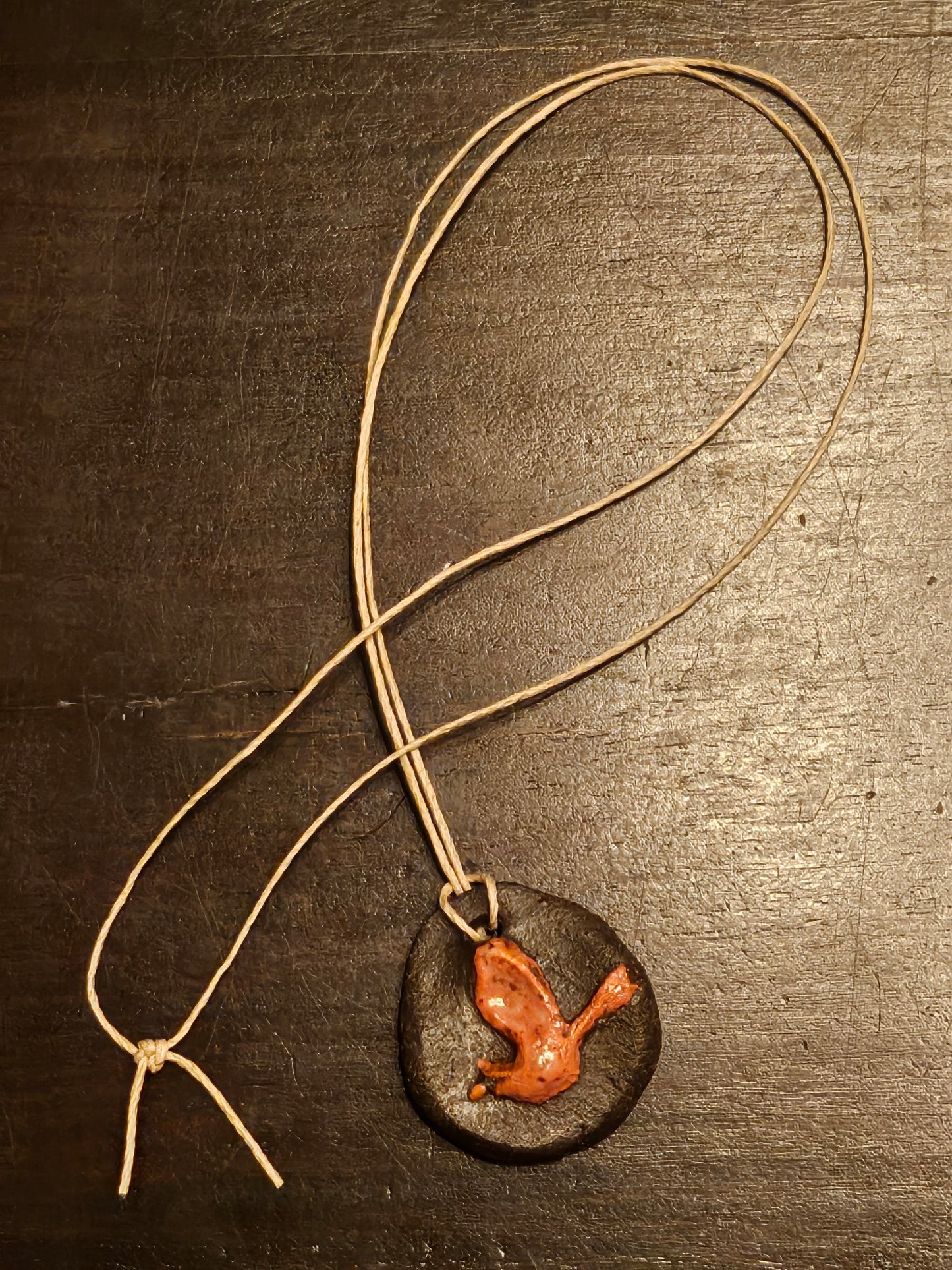 Cardinal Medallion Pendant